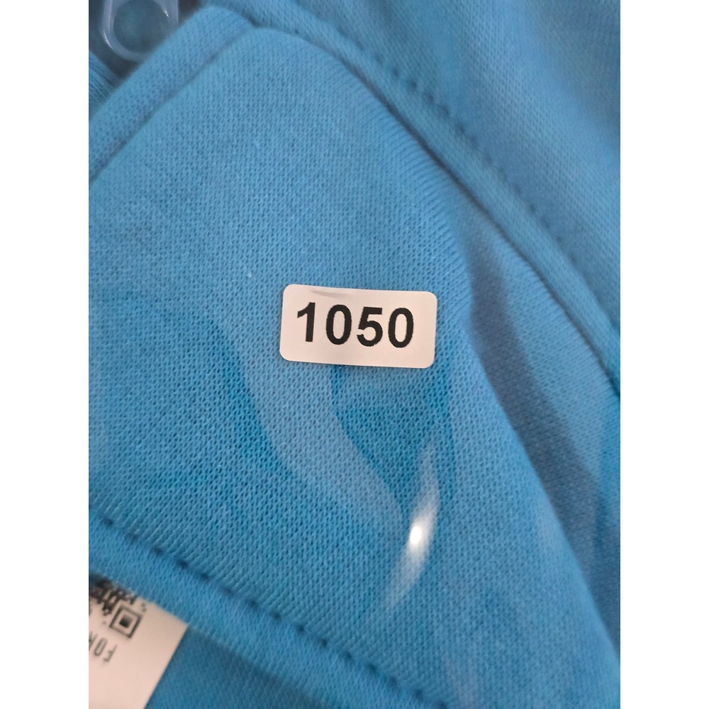 New Look Brooklyn Sport Team Varsity Bomber Jacket Teal Blue White Size M - Picture 16 of 16
